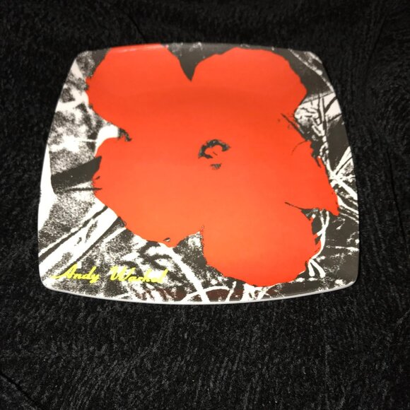 Andy Warhol- "Flowers" Art Plates - Melamine - Set of 10 - Wall Art/Everyday Use - Picture 3 of 15